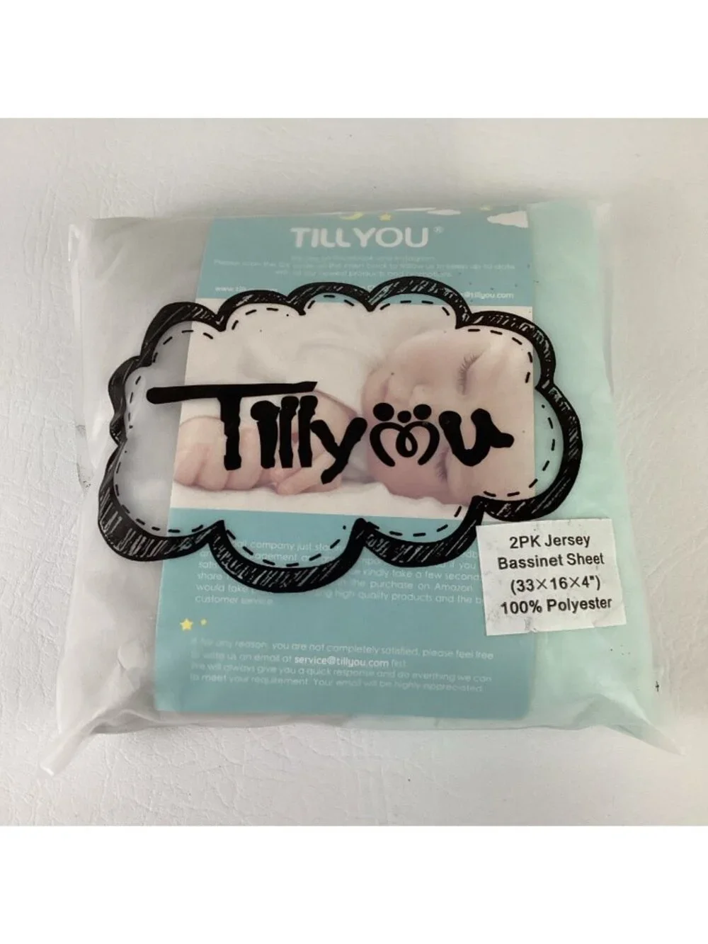 Till You 2 pk Jersey Bassinet Sheet For Baby Polyester New Sealed Knitted Green